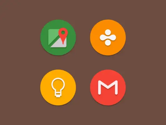 NAXOS FLAT ROUND - ICON PACK android App screenshot 0