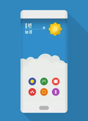 NAXOS FLAT ROUND - ICON PACK android App screenshot 6